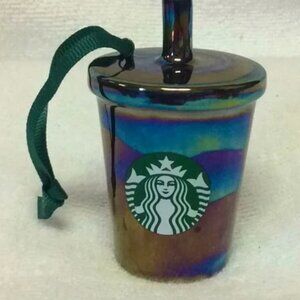 Starbucks 2019 iced coffee ornament collectible